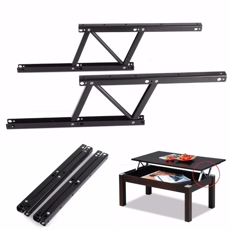 1 pair of cabinet table spring hinges 38 * 16.5cm lifting coffee table