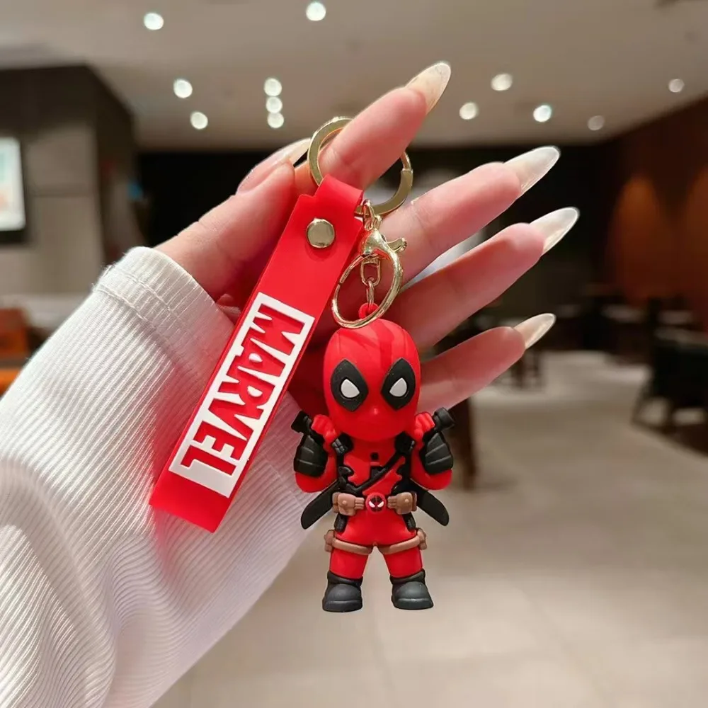 Nen Cartoon Wolverine Anime Deadpool Keychain