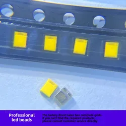 10PCS 2016 high power car LED light bead lemon gold yellow mobile phone flash white light 5W blue 3 feet red light