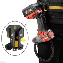 New Portable Power Tools Quick Hanging Hooks Electric Drills Organizer Hook Anti-fall Accessories Electrician Waist Tool Storage