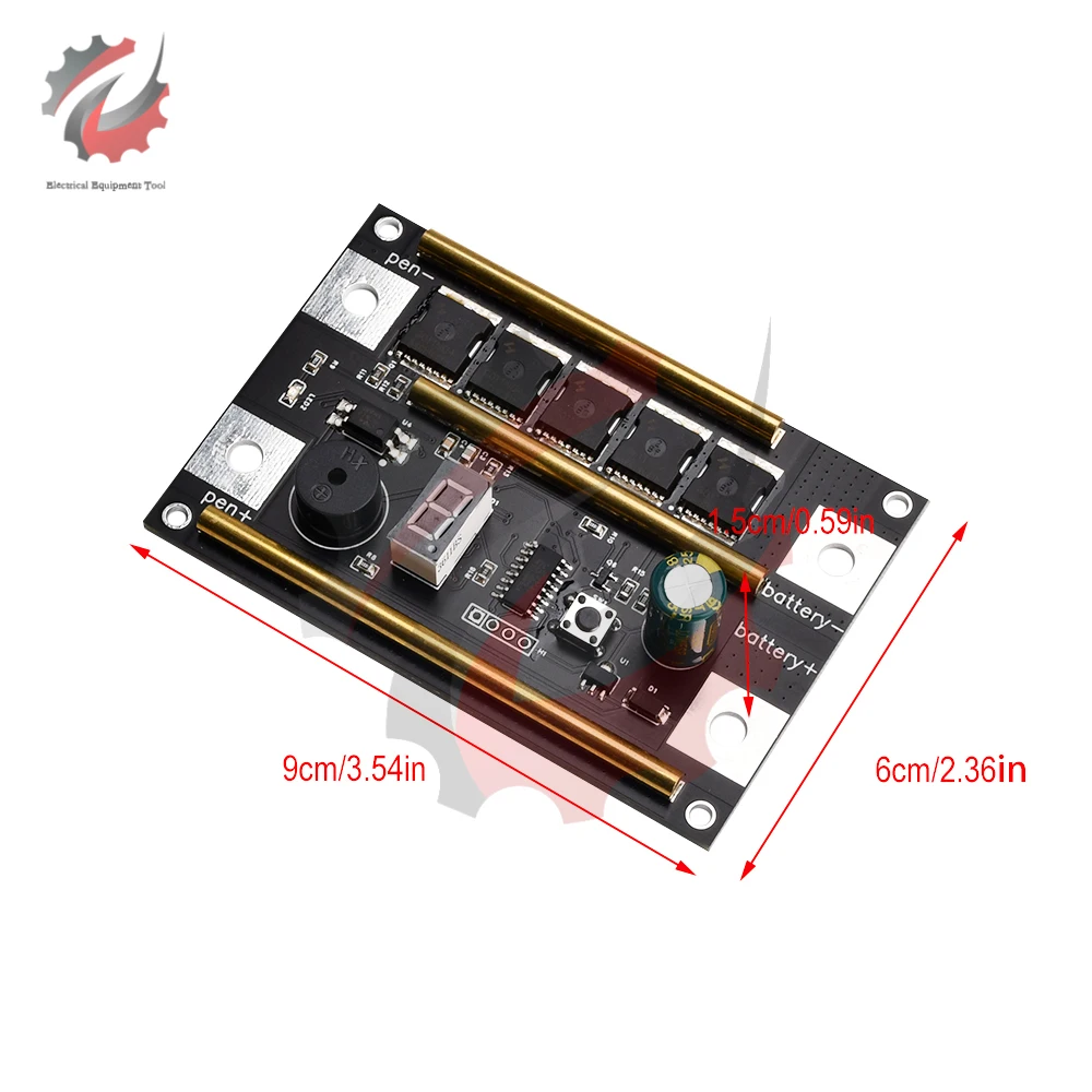 Saldatrice a punti Kit fai da te portatile 12V 18650 batteria al litio accumulo di energia saldatrice a punti PCB Circuit Board attrezzatura per