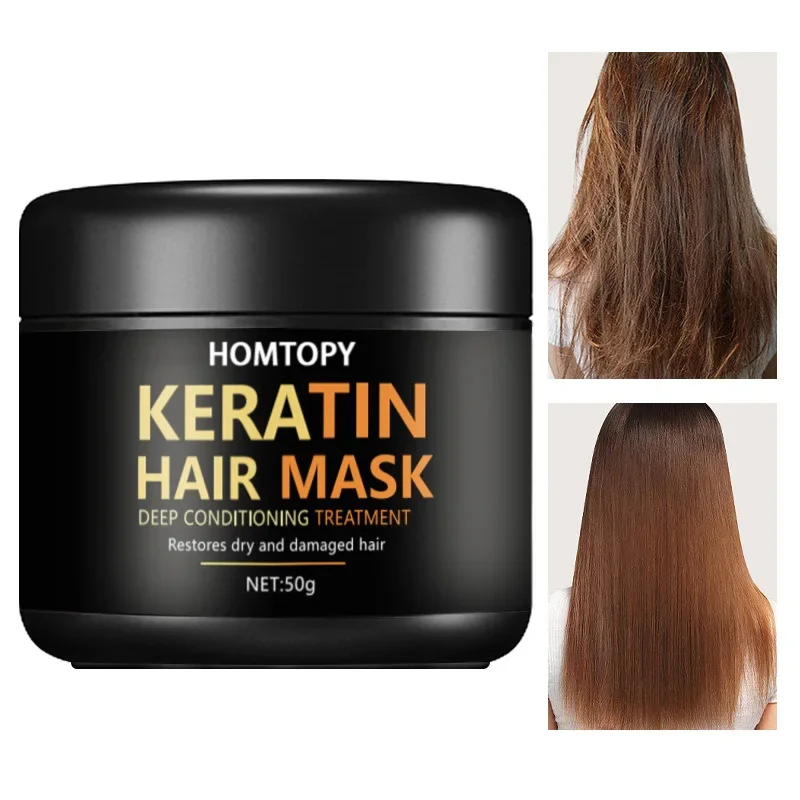 

Deep Conditioning Hair Mask for Dry Damaged Hair Treatment Nourishing Keratin Formula