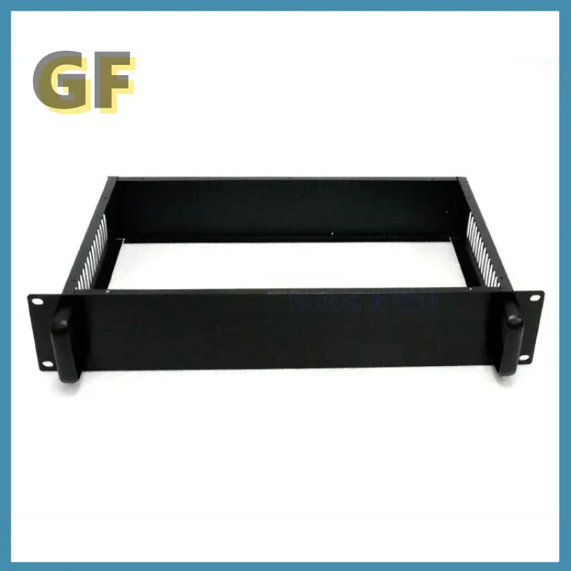 black 19 inch 2U project DIY chassis data switch box Chassis power communication server chassis 425*88*250 mm