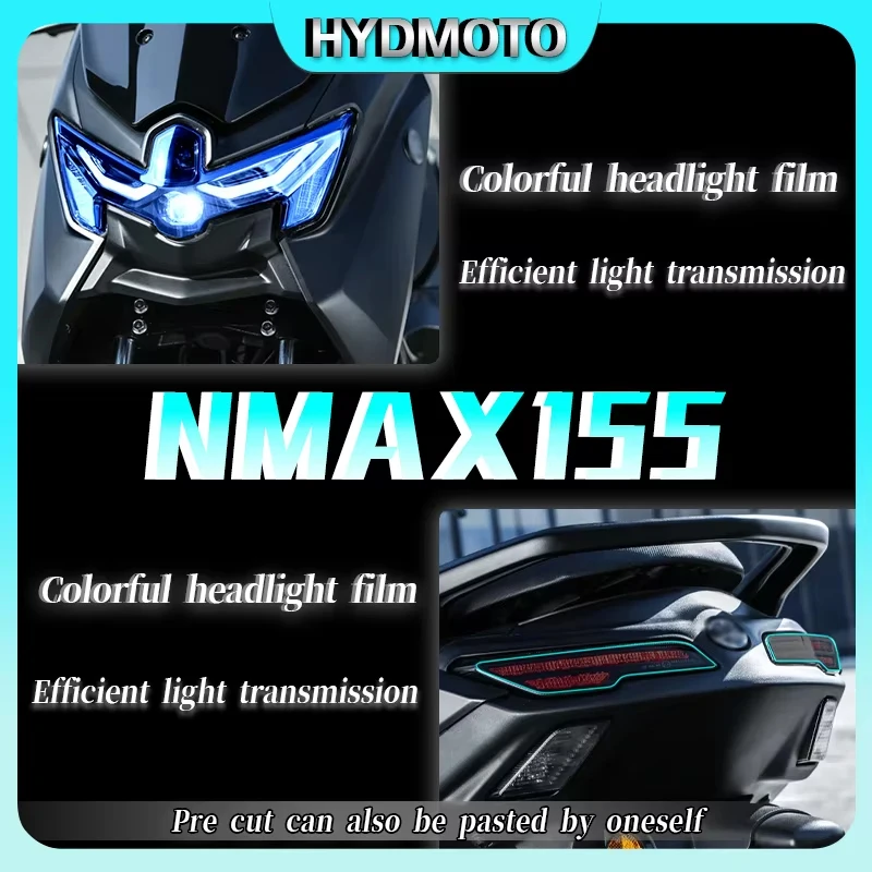 

Для Yamaha NMAX 155 NMAX155 N-MAX 155 nmax 155 2025 пленка для фар меняющая цвет защитная наклейка модификация аксессуары