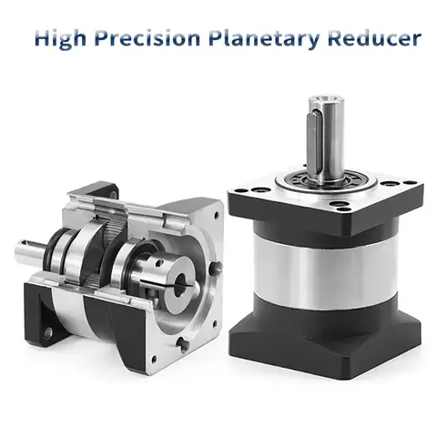 Nema 23 57mm Stepper Motor Reducer Planetary Gearbox Ratio 5:1 10:1 Step-down Gear 6.35/8mm Input 14mm Shaft For Textile Machine
