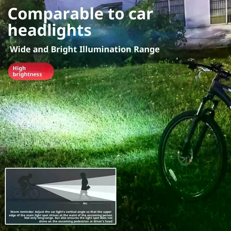 Luce per bici ricaricabile Mini fanale posteriore di avvertimento di sicurezza notturno Lampada per bicicletta anteriore posteriore LED Evidenzia fanale posteriore per bicicletta