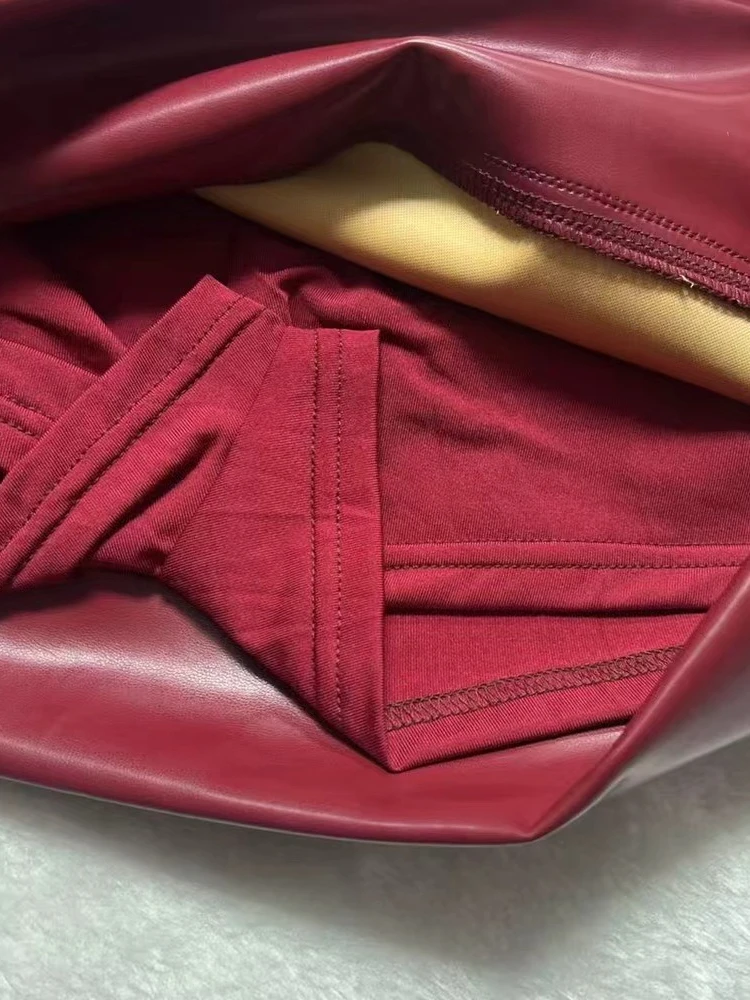 SsTss Minifalda de cuero PU estilo callejero Punk para mujer, Color sólido, hebilla de Metal, detalle de cinturón, cintura baja, ajustada, ceñido al cuerpo, ropa para fiesta y discoteca