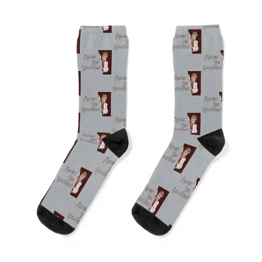 

Jessica Fletcher, We Know Your Secret Socks Wholesale cotton ankle snow Socks For Men Women's