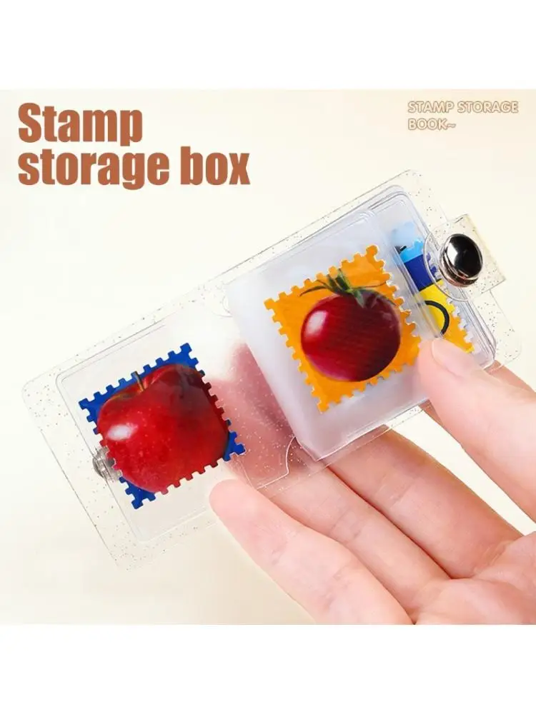 31BA Clear Mini Photo Card Display Album with Strap and Carry Chain for Daily