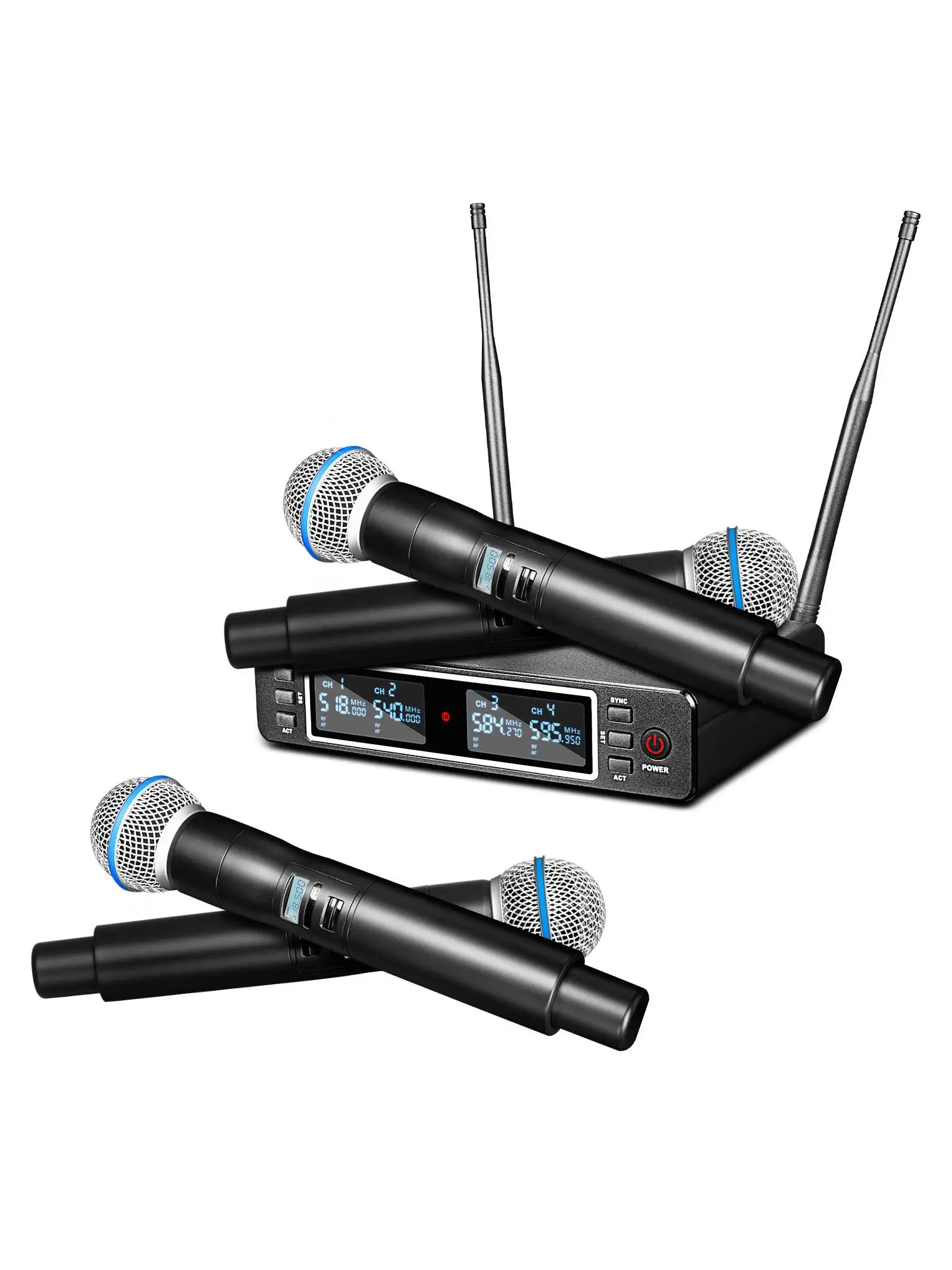 D28 Professional 8 Channels Handheld UHF Wireless Microphone