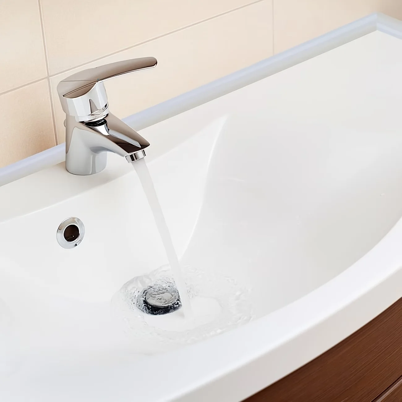 1pc Classic Bathroom Water Stop Strip - Dry & Wet Separation Blocker, Shower Barrier, Essential Bathroom Accessory