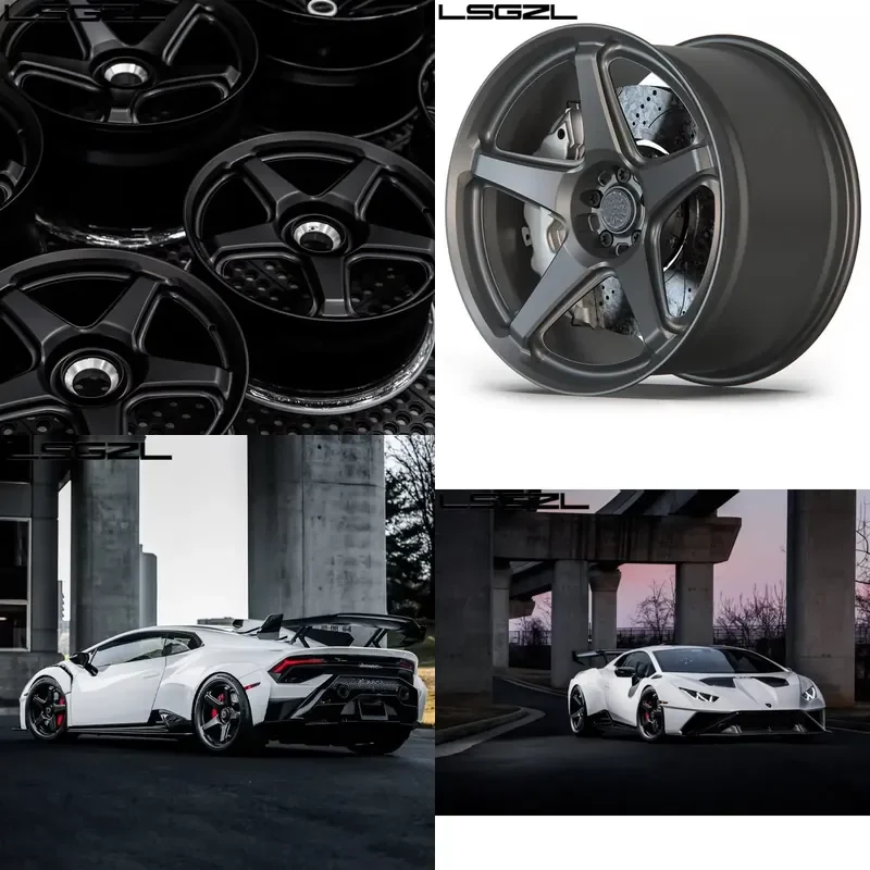 Rueda de Aleación Forjada Personalizada de 1 Pieza, Rin de 20 y 21 Pulgadas para Huracan STO, 5x114.3, 5x130, 5x127, 40 mm, 35 mm