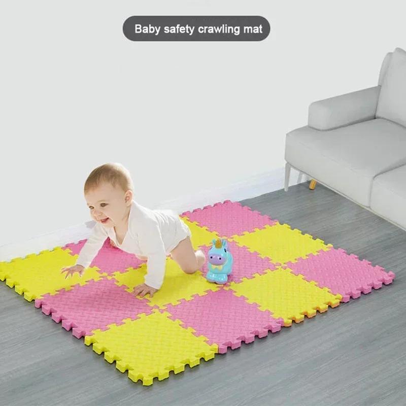 9pcs/lot Baby Puzzle Mat Play Mat Kids Tiles Rugs Floor Tiles Toys Carpet EVA Foam Soft Carpet Climbing Pad 30*30cm