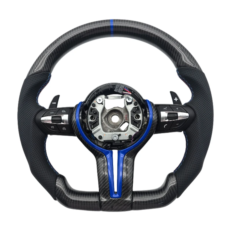 

Прямая оптовая цена с фабрики Колесо из углеродного волокна для BMW 3 5 серии F10 F30 F90 F01 F12 M3 Z4 X1 X6 Автомобильное рулевое колесо
