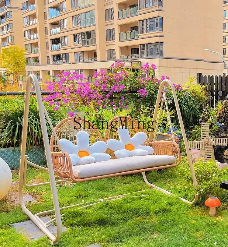 

CLSwing Courtyard Balcony Double Courtyard Garden Garden Hanging Chair Terrace Chair