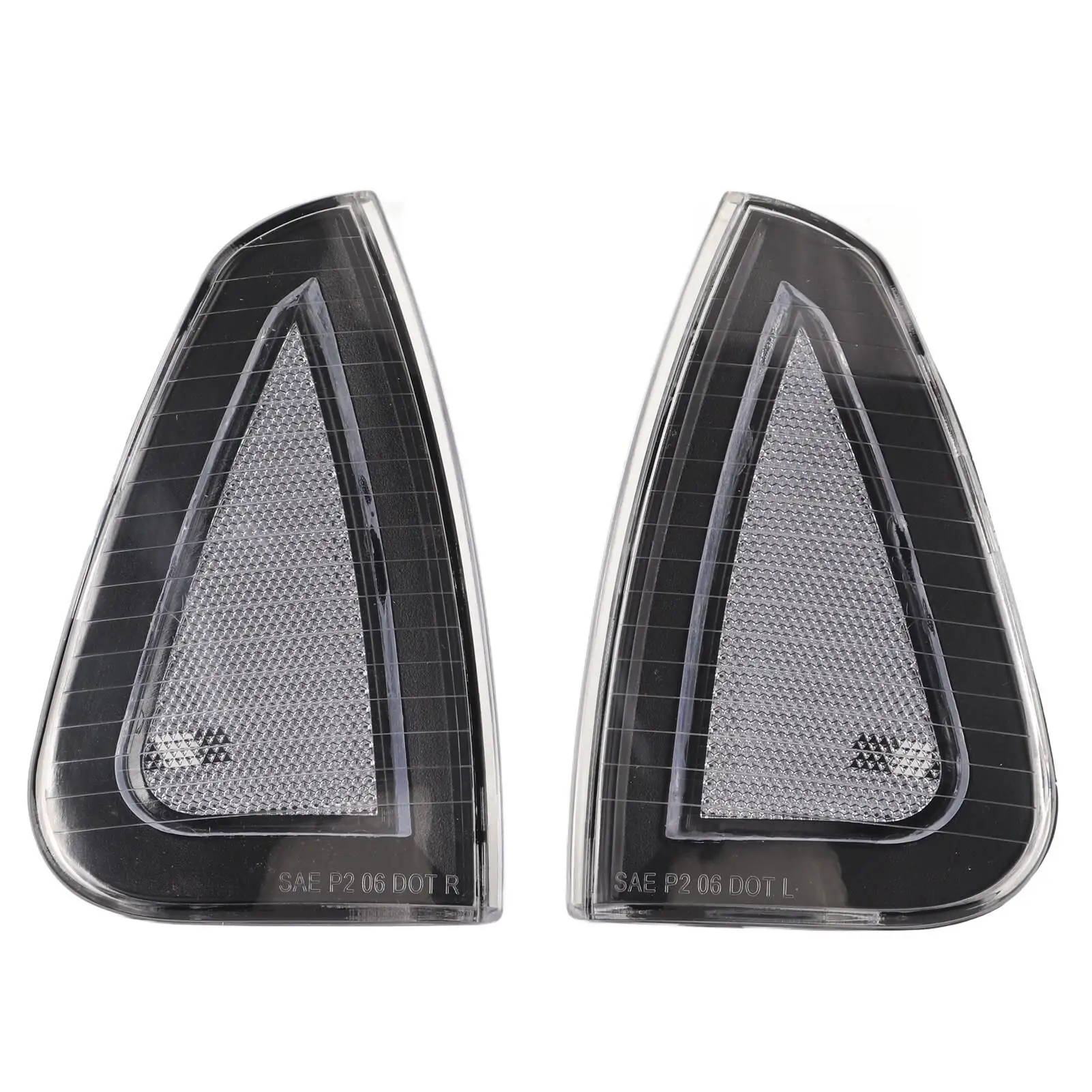 

2 Pcs Front Turn Signal Light Cover 4806218AD Side Marker Lamp Cover for Dodge LX for SRT 8 2006 2007 2008 2009-2010