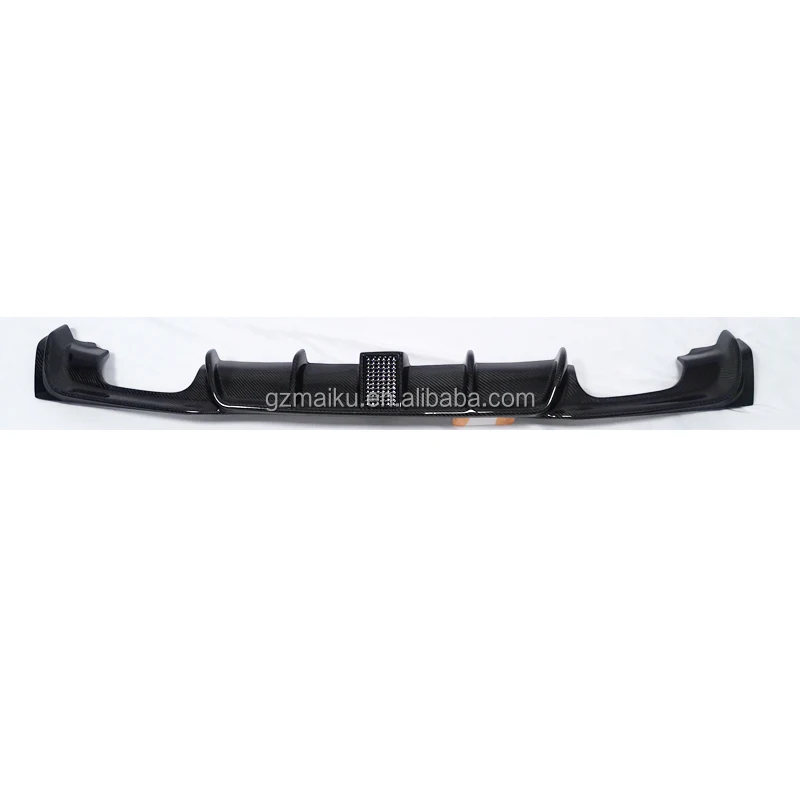 

For 2012-2018 F30 F35 318I 320i 328i M Sport Carbon Fiber Rear Diffuser Bumper Lip With Light 2 4 Door
