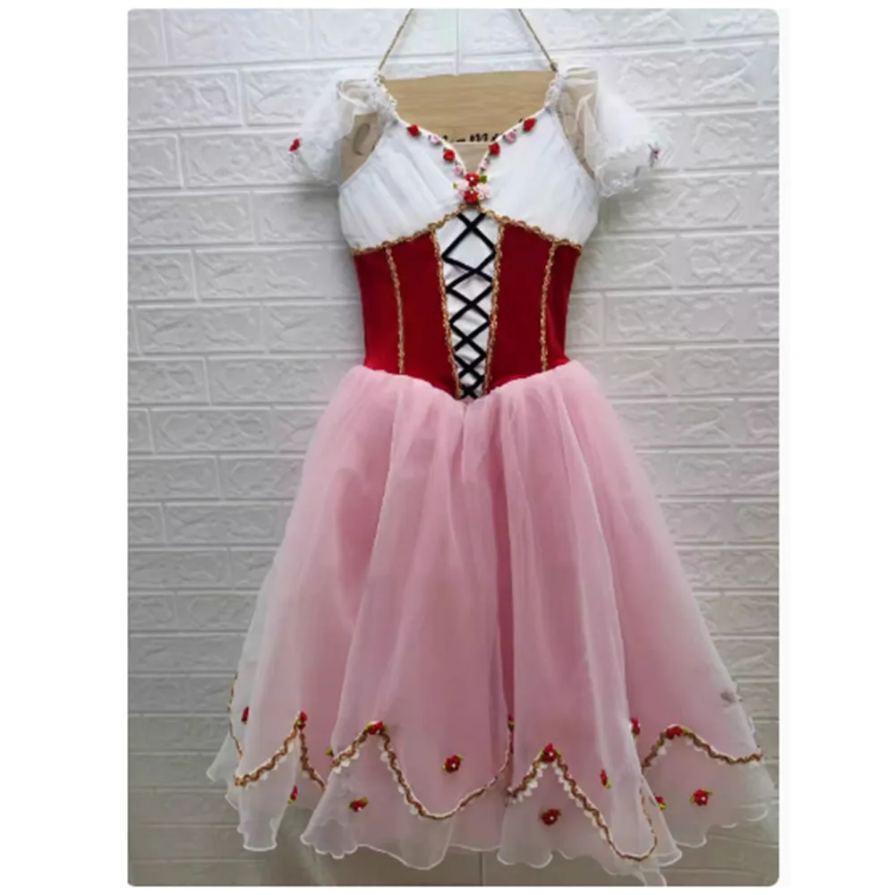 

Coppélia And Sylvia Ballet Variation Ballet Dress, Romantic Ballet Dresses In Red Pink Retail Wholesale Drop Shipping