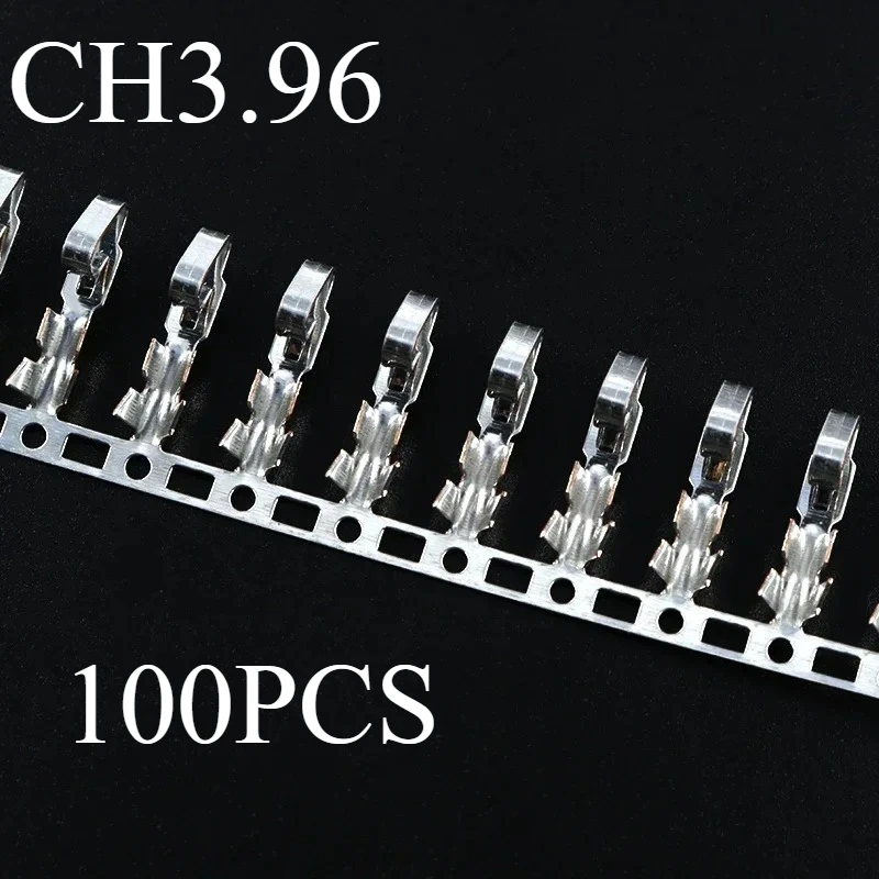 100pcs CH3.96mm Jumper Wire Cable Terminal for Housing CH3.96 Female Male Connector for Multiple Pins