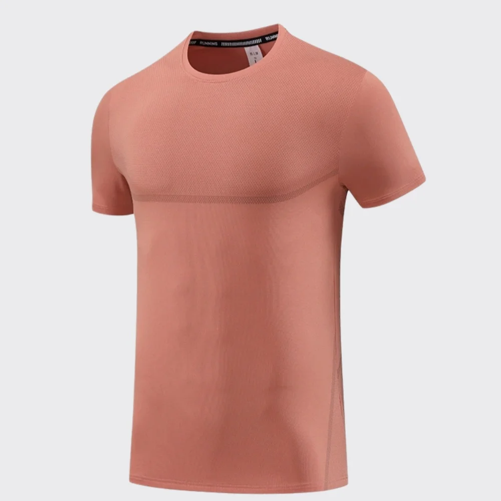 2026 New Fitness T-shirt Short Sleeve For Men Summer Quick Dry Printing Top Men's Breathable Running Sports T-shirt Gym Clothes
