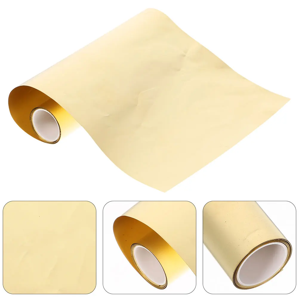 

1 Roll Brass Foil Plate Sheet Roll Craft Diy Projects Industrial Applications Thermal Conductivity Precision Machining Easy Cut