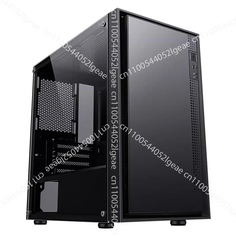 M2 Black Desktop Computer Case with Built-in Power Supply Slot, M-ATX Motherboard, 240mm Water Cooling System