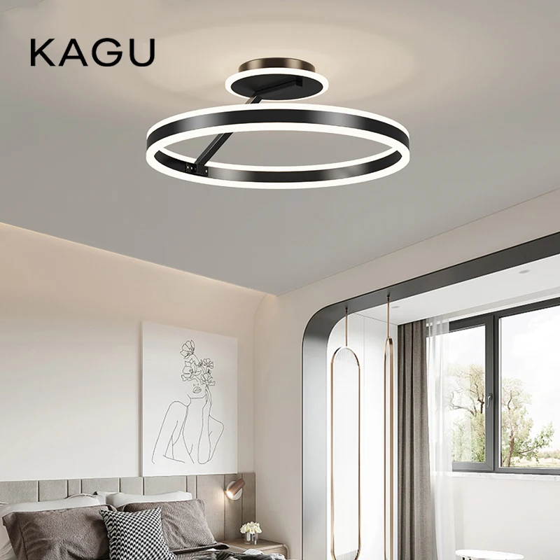 Moderne LED-Deckenleuchte - Dimmbare Aufputz-Leuchte für Wohnzimmer, Schlafzimmer, Esszimmer, Küche, Dekorative Beleuchtung für Zuhause