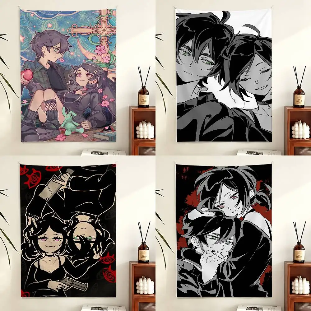 

The Coffin of Andy and Leyley Flag Outdoor Decorations for Bedrooms Home Decor Items Decoration Banners