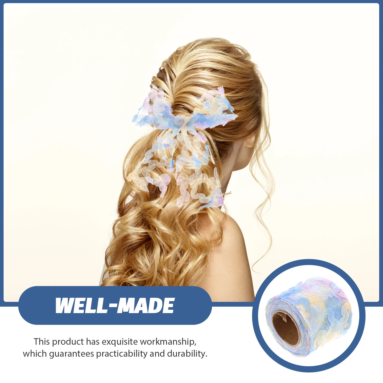 

1 Roll Chiffon Rose Embroidery Fabric Trim Diy Craft Lace For Clothing Accessories Sewing Vintage Handmade Gauze Dress Decor