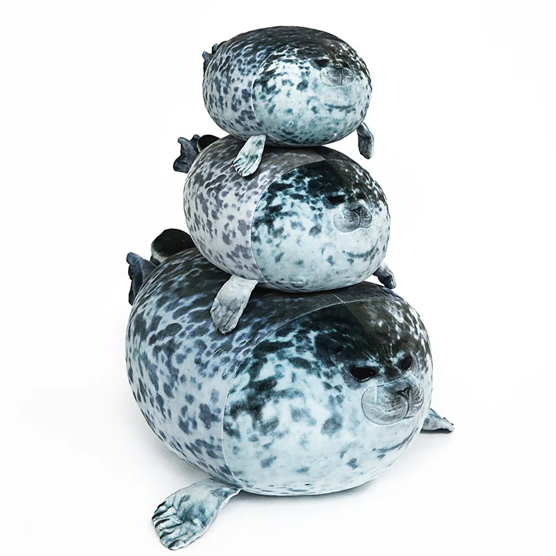 أوساكا محاكاة ختم ألعاب من نسيج مخملي Kawaii لطيف لينة رقيق محشوة دمية على شكل حيوان وسادة حوض السمك هدية للأطفال الأطفال #3