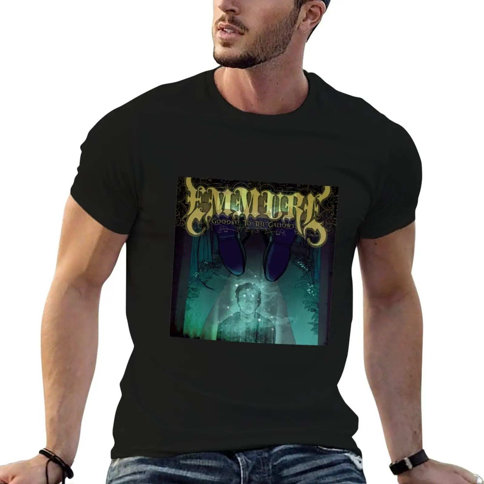goodbye to the gallows T-Shirt gifts for boyfriend Funny t-shirt mens graphic t-shirts anime