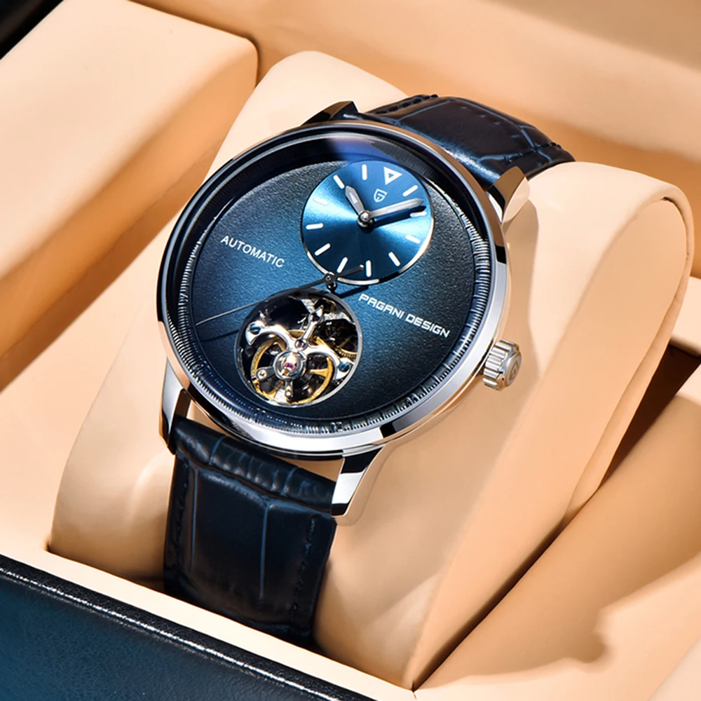 2025 New PAGANI DESIGN Tourbillon Men's Watches Luxury Mechanical Man Watch Automatic Wristwatch Sport Waterproof Leather Clock