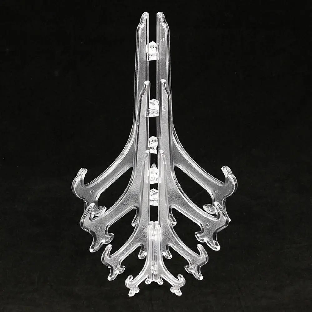 Arts Transparent Home Plastic Picture Display Photo Frame Case Holders