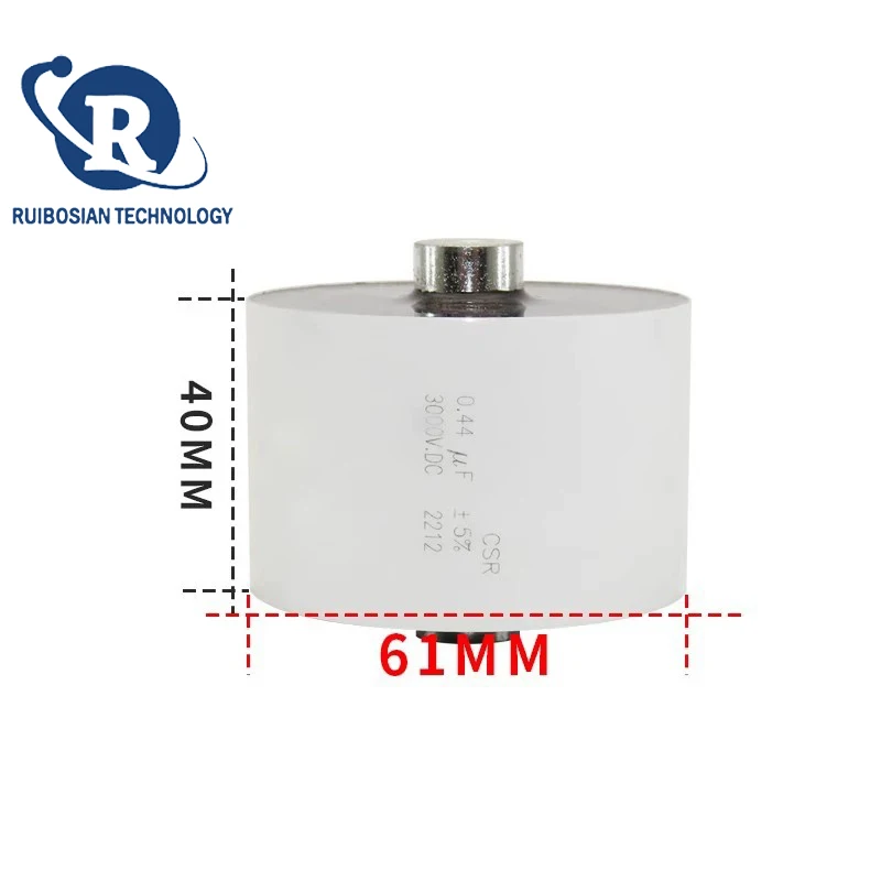 고주파 대전류용 3000V 0.44UF 0.47UF 0.55UF 0.7UF 1.0UF 공진 필름 커패시터