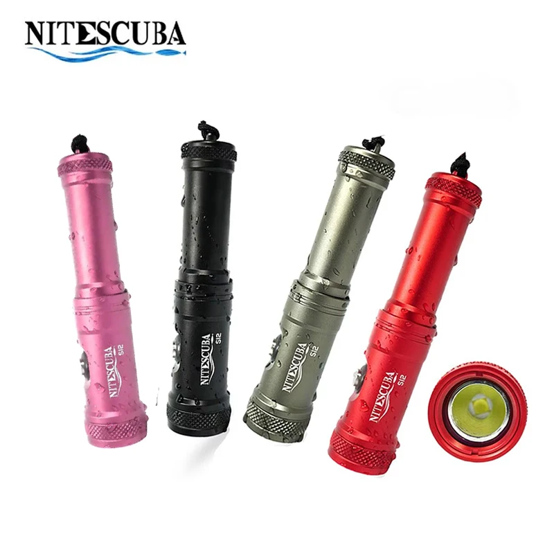 

Nitescuba S12 diving searchlight IPX8 Waterproof grade for nighttime outdoor underwater exploration hole supplementary lighting