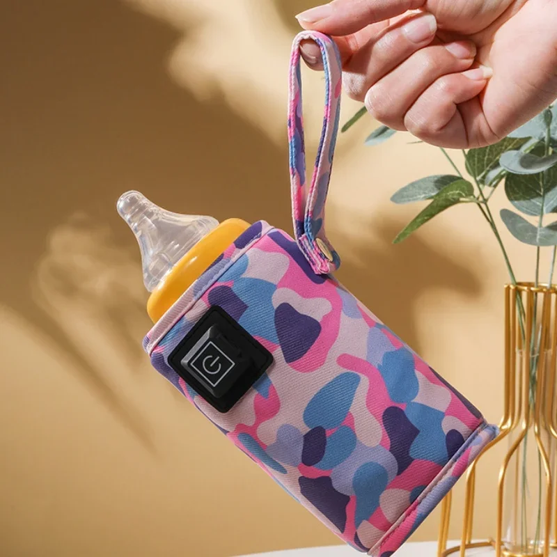 USB Milk Water Warmer Travel Stroller Insulated Bag Baby Nursing Bottle Heater Newborn Infant Portable Bottle Feeding Warmers