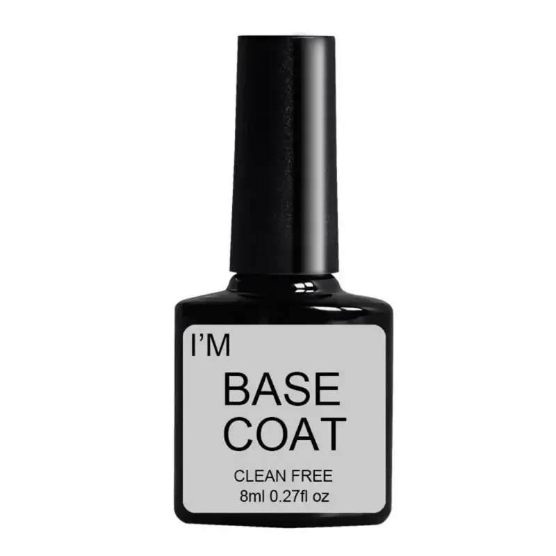 Nail Art Top Base Coat Smalto gel Glassa opaca Guarnizione in gomma Design al neon UV Top ibridi per unghie Accessori per unghie Fascino per unghie