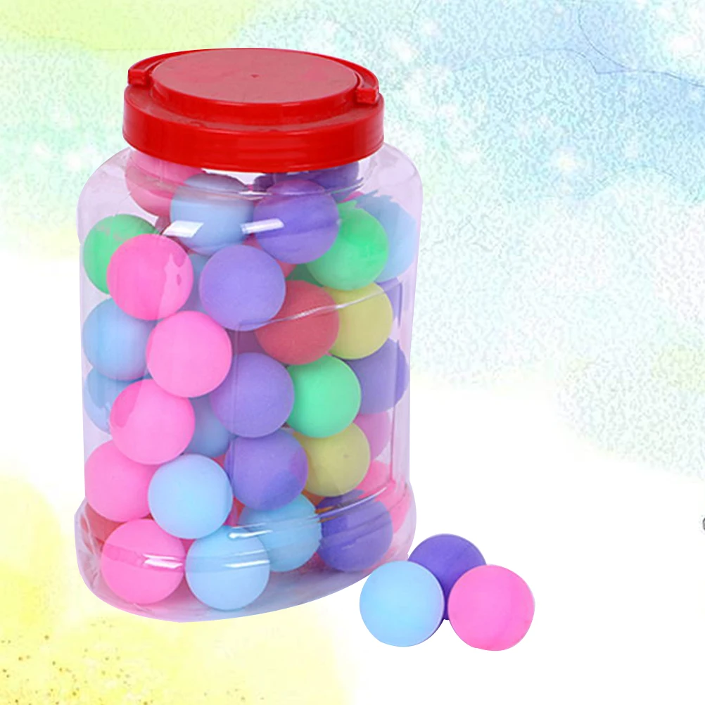 60 pezzi 40 mm ping colorato per allenamento tennis formato ufficiale rimbalzo liscio per palline da ping pong palline da ping pong 40 mm