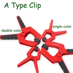 2/4/6/7/9 Inch Heavy Duty Woodworking Plastic Spring Clamp Strong A Type Extra Large Clip Nylon Wood Carpenter Tool