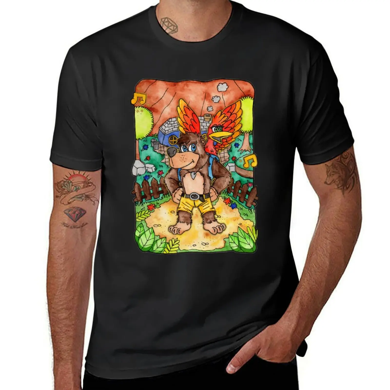 

Retro Game T-Shirt kawaii clothes new edition sweat t shirts for men graphic