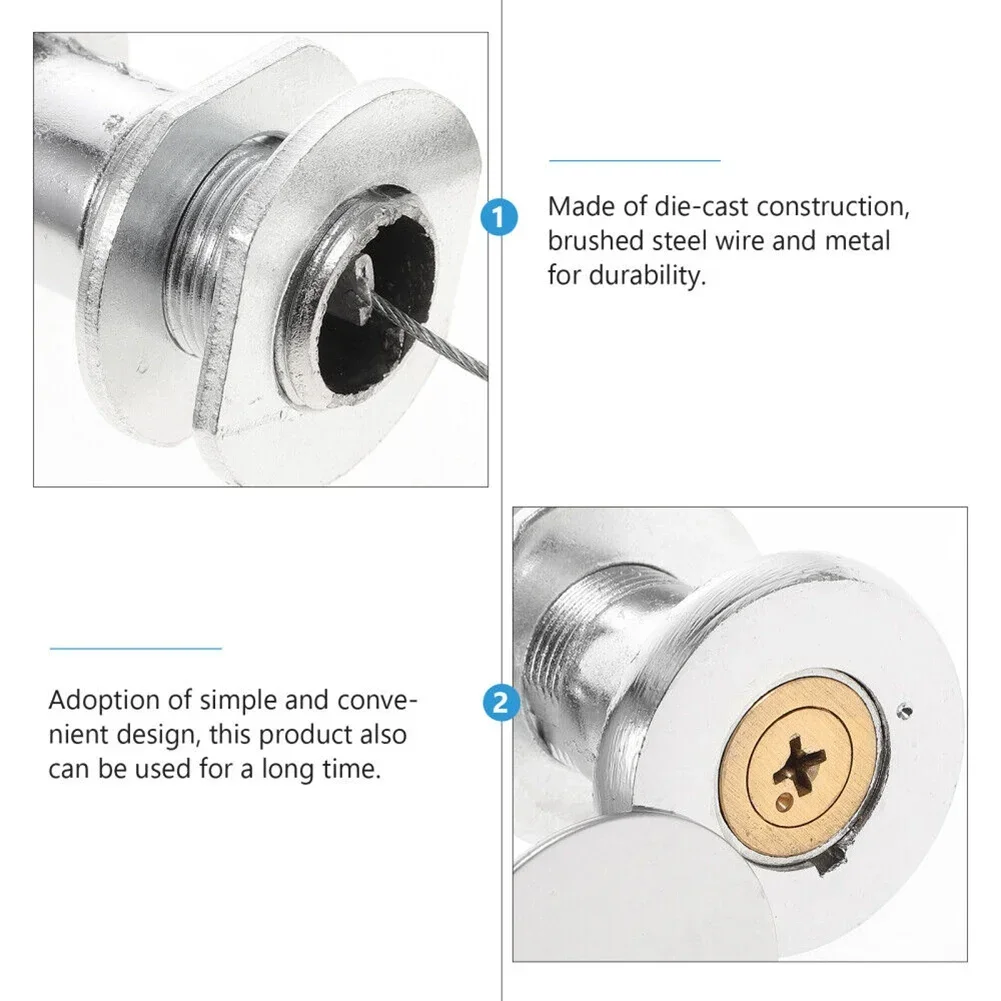 1 Set Garage Door Lock Drawstring Lock Manual Furniture Hardware Is Suitable For Garage Door Roller Shutter Door