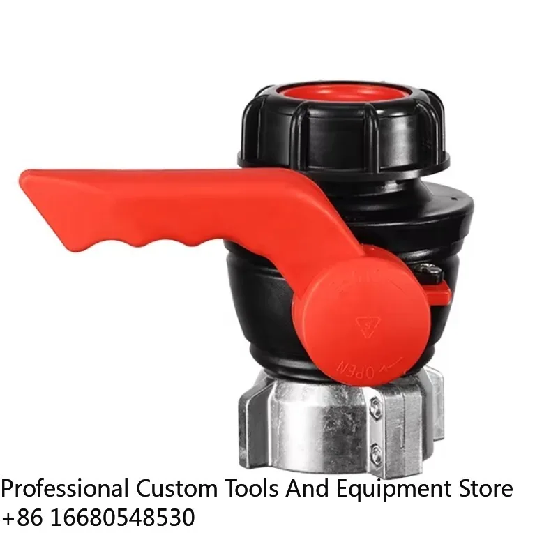 

FCBall Valve Switch Hardware Tool Aluminum Alloy IBC Tank Adapter Valve Safe Durable High Mechanical Strength IBC Adapter
