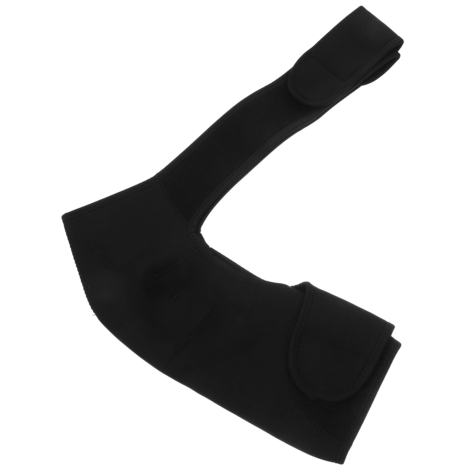 

Sports Shoulder Pad Black Elastic Neoprene Adjustable Support for Men Women Compression Sleeve Relieve Pain Strains