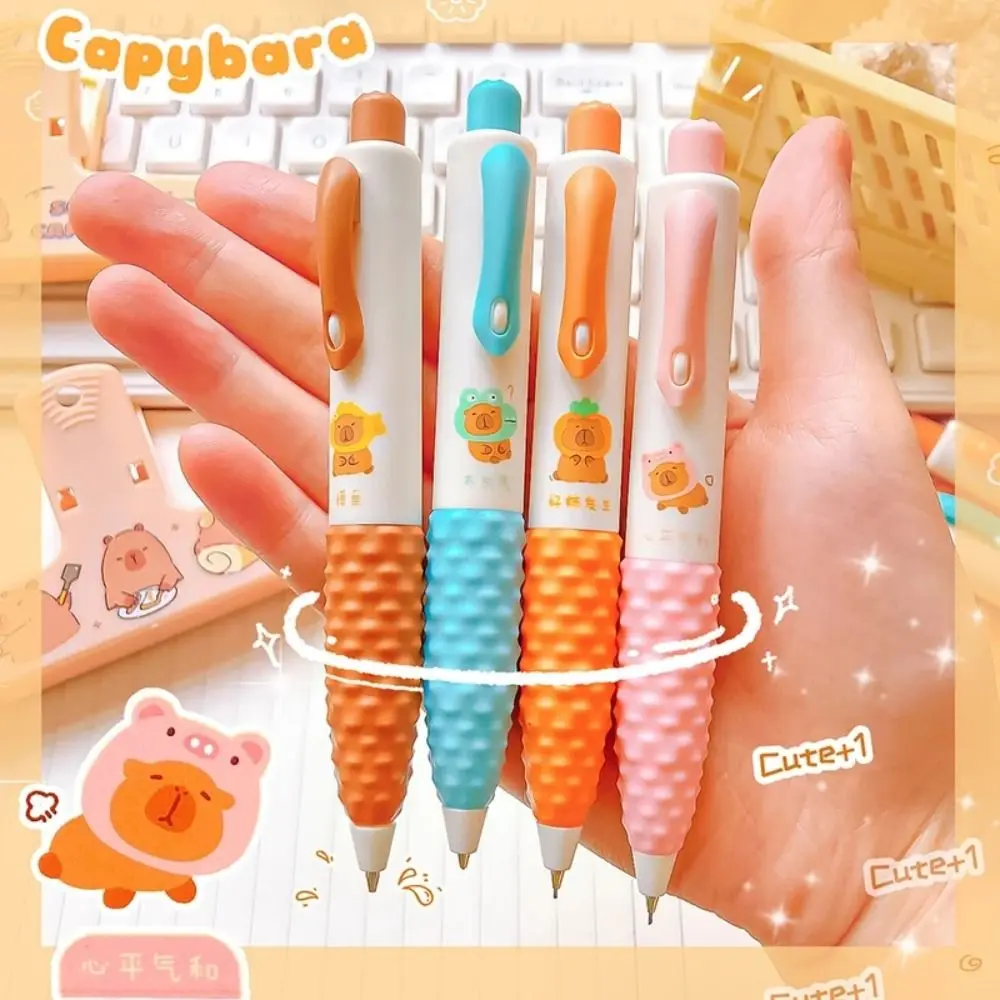 Stationery Kawaii Capybara Mechanical Pencil Cute Mini Automatic Pencil 0.5mm Aesthetic Pocket Pencil School Office