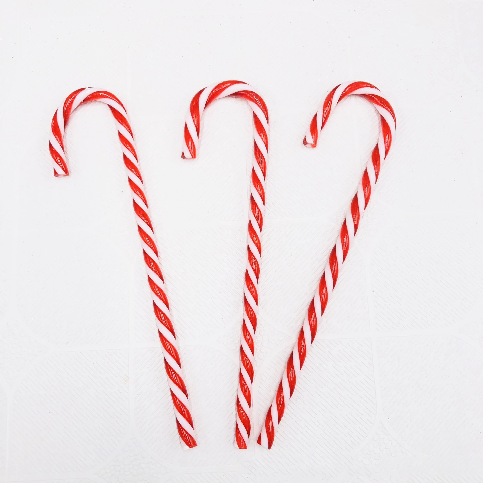 Christmas Decorations Plastic Candy Christmas Colorful Bigger Candy Cane Christmas Gift 2023 New Year Festive and Party Decor