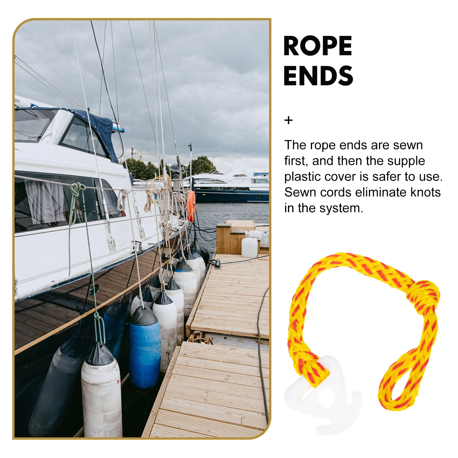 

Excellent Workmanship Plastic Zipper Head Rope Wear Resistant Yacht Pulling Rope Stretch Resistant Dock Line Boat Rope