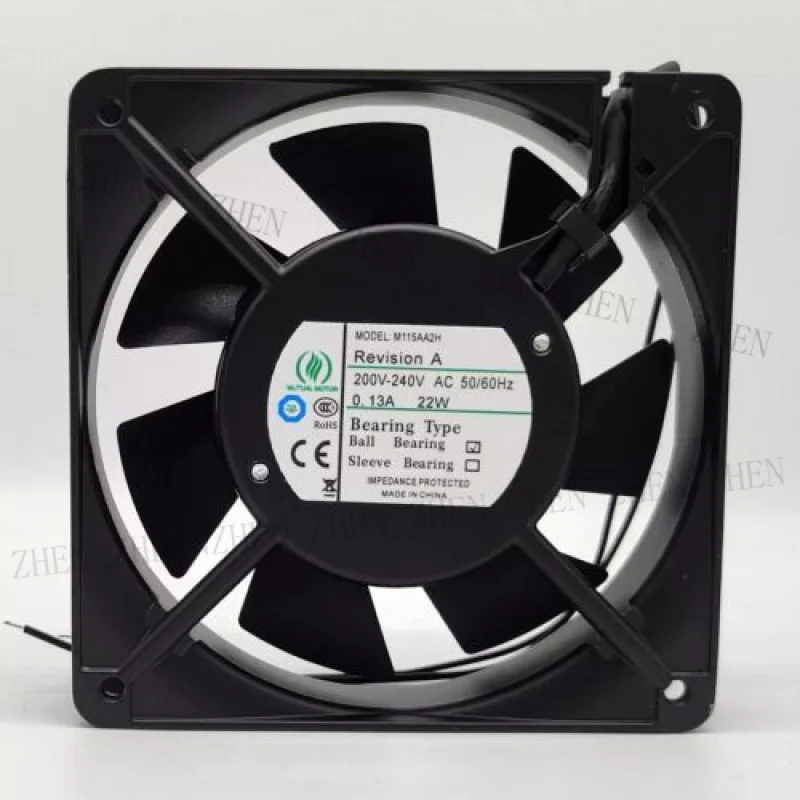 Y FOR MUTUAL MOTOR M115AA2H 12025 200/240V 0.13A 12CM Cooling Fan