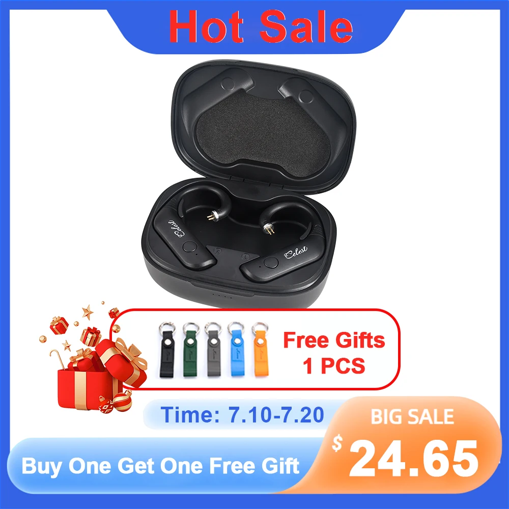 

New Kinera Celest T1 Ear Hook Earphone V5.3 Wireless Bluetooth Headphones Waterproof Headset Cable TWS Headset Hifi Music IEMs
