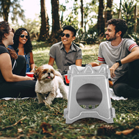 Portable Barbecue Stove Folding Camping Cookware Wood Burning Stainless Steel Outdoor Picnic Grilling Mini Tent Cooker Durable