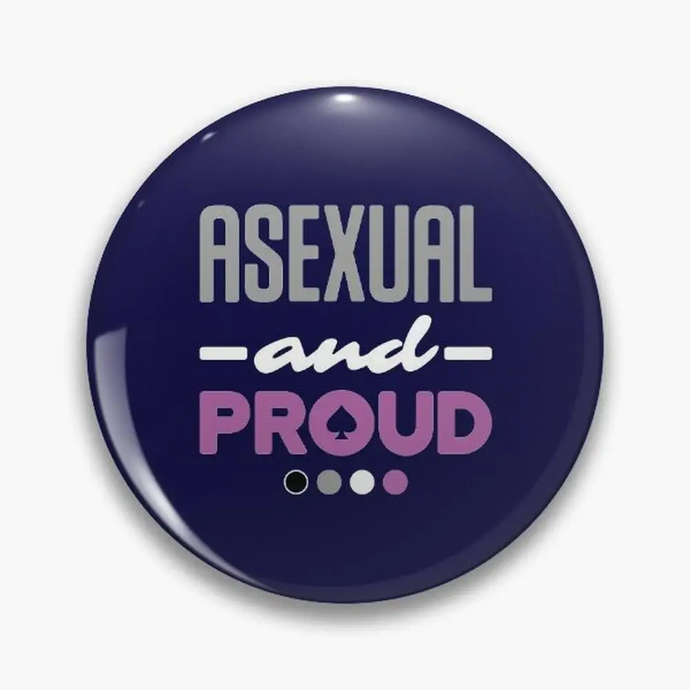 Asexual and Proud Pin Buttons Brooches  Jewelry Accessory Customize Brooch Fashion Lapel Badges